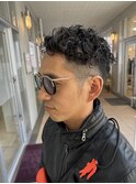 メンズショートパーマ
