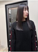 切りっぱなしロング