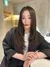 《特許取得☆新髪質改善》カット+質感再整カラー+5step髪質改善TR￥13980