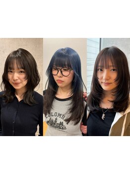 【顔周り似合わせカット】ミリ単位でこだわったカットでなりたいイメージを実現！韓国風の顔回りカットも◎