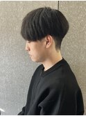 メンズナチュラルマッシュ刈り上げフェードナチュラルパーマ