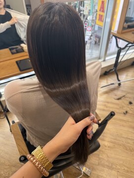 ブラウン (BROWN) 【髪質改善】ストレート....艶々ロング