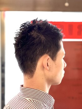 ヘアーデザイン アブー(hair design A BOO)の写真/《メンズクーポンあり》ビジネスヘア、きっちりキレイなヘアや強めハード系パーマなどスタイリングも簡単！