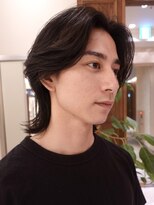 ビュートリアム265(BEAUTRIUM 265)&nbsp;メンズセンターパート メンズミディアム フェザーパーマ 銀座