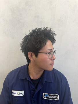 ルースト 西院店(ROOST) スパイキーショート×ピンパーマ