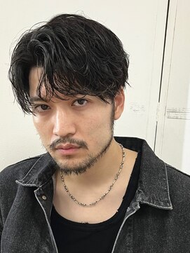 レクタ(RECTA) ニュアンスカール 微分け センターパートマッシュ