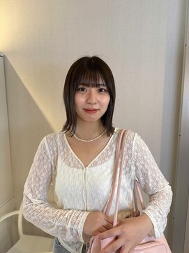 アム(amu) ミディアムヘア/透明感カラー/ボブヘア/ブラウンカラー