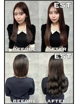 エスト 大阪梅田(EST)&nbsp;レミー100%高級人毛/53cm☆シールエクステ80枚