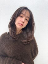 ディフィーノ 赤坂(DIFINO)&nbsp;透明感ブラウンベージュ/レイヤーカット/顔まわりカット