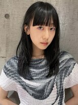 スク(SUKU)&nbsp;ワイドバンク×暗髪