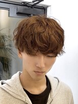 リンダ(LYNDA)&nbsp;シャドウパーマ/ルーズパーマ/ラウンドマッシュ/ブラウン/仙台