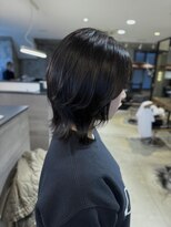 ニーイチイチ(211)&nbsp;ミディアムレイヤー/ネイビーブラック/黒髪