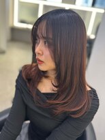 ロック(rock) ワンカール レイヤー/レイヤーカット/顔まわり/顔周りカット