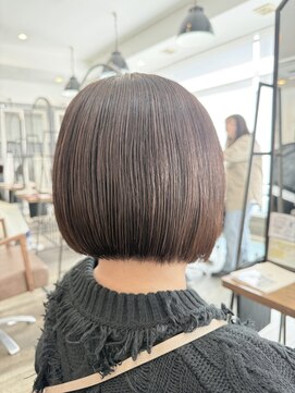 ビズヘアー グランバース(bisou hair grandbase) ボブ/縮毛矯正/ストレート