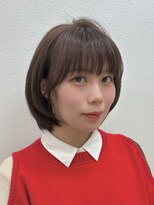 ディフィーノ 赤坂(DIFINO)&nbsp;レイヤーボブ/透明感カラー/ショコラブラウン/顔まわりカット