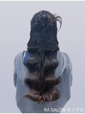 【推し活ヘアメ】ハーフアップカチモリ