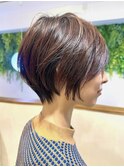 顔型別ヘアスタイル/似合わせ診断/ショートボブ/小顔