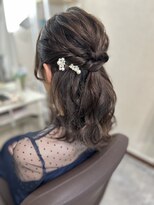 ルチルス(RUTILUS)&nbsp;ハーフアップのヘアセット