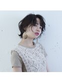 黒髪×ショートボブ