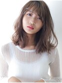 グレージュとゆるふわミディ Emeli