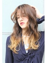 アンサム 三軒茶屋(UNSOME)&nbsp;グラデーションが可愛い☆透け感ロング