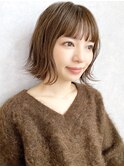 【December】小顔 大人かわいい フレンチボブ 外ハネボブ♪