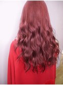 チェリーレッド/赤髪/チェリーカラー/アリエルカラー/レッド