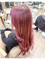 サボン ヘア デザイン カーザ(savon hair design casa+) ピンクバイオレットカラー