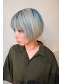 #ハイトーンカラー#ホワイトヘア#ユニコーンカラー
