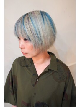 ボアップ 松山店(boappu) #ハイトーンカラー#ホワイトヘア#ユニコーンカラー