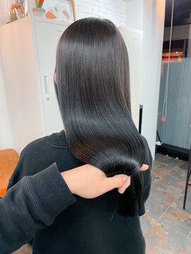 イコ 表参道原宿(ico) 日本初上陸LAケラチントリートメント 髪質改善 カーキグレージュ