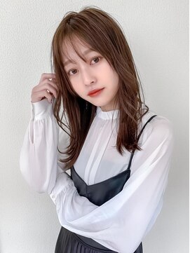 オーブ ヘアー ブルーム 西新店(AUBE HAIR bloom) 20代・30代_顔周りレイヤー