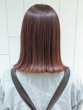 アイティーバイアルバム 下北沢店(IT by ALBUM) カシスピンク_アースカラーくびれヘアツートンカラー_ba364512