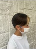ハンサムショート×デザインカラー