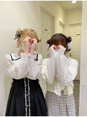 お揃いクラゲヘア♪