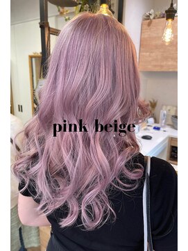 シャルムバイケンジ(Charm.by KENJE) 【ピンクベージュ】銀座/似合わせカット/トリートメント/カラー