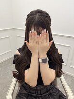 リルミー(Lilme) 【ヘアメ】清楚系ガーリー*編み込みヘアメ*新井