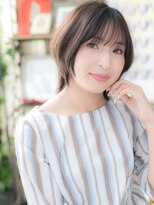 カバーヘア ブリス 北浦和(COVER HAIR bliss)&nbsp;黒髪シースルー前髪小顔ボブレイヤーカットc5北浦和20代30代40代