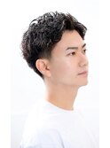 アップバング/ツーブロックマッシュ/束感/波巻き
