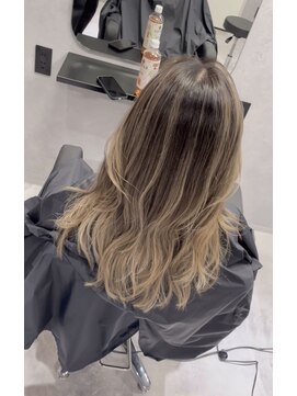 フク ヘアーワークス バイ フェニーチェ(fuku hair works by FENICE) バレイヤージュ