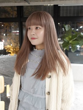ネアー 新潟(NEER) ミルクティーカラー◯ピンクベージュ◯ワイドバング