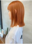 オレンジカラー/コーラルオレンジ/オレンジベージュ/髪質改善