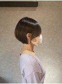 ★美髪くびレイヤーエモージュ愛されショートボブペールベージュ