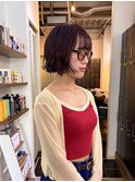 ボブパーマ  ウエーブヘア  結べるボブ