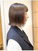 【morio成増/宇佐美】大人気◎こなれ切りっぱなしボブ//