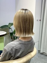 ロンド メリー 大宮(Lond merry) フェイスフレーミング/デザインカラー/ブリーチ/ボブ/大宮