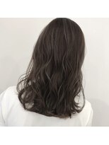 アイニ 大阪上本町店(aini)&nbsp;アディクシー/ブリーチなし/透明感/ツヤ/ダブルカラー