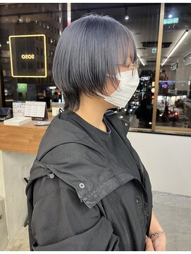 ソソ(soso) 【soso 伊勢田】ボブ/レイヤー/ミルクティーベージュ/メンズ