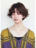 パーマ風　癖毛ショート３