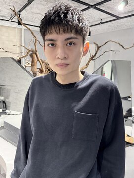 スパイキーショート/ボックスショート/前髪ありショート/メンズ